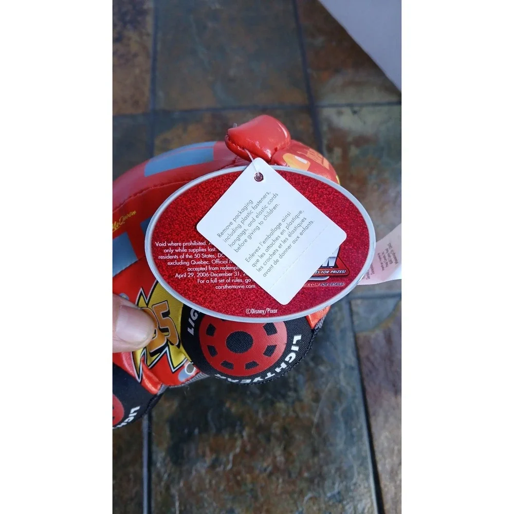 Disney Store Pixar Cars Lightning McQueen Plush 7